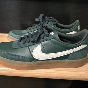 Nike Forest Green Sneakers with White Logo